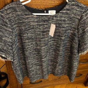 J Crew Tweed-like Shirt